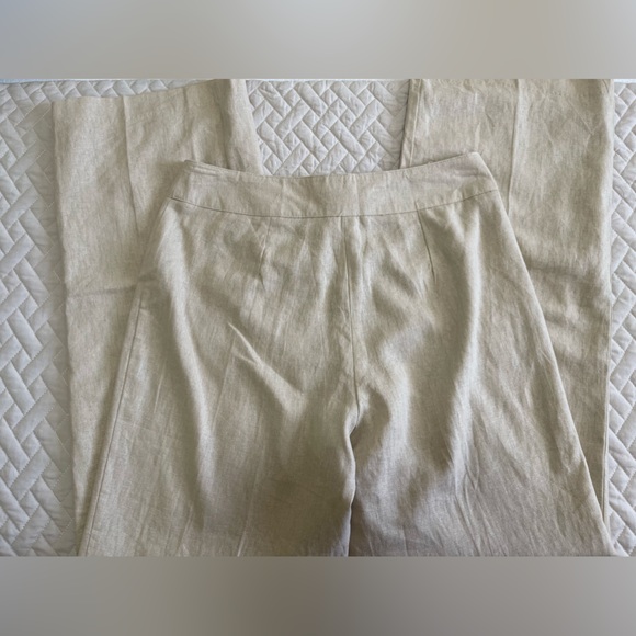 Chadwicks size 8 Linen Wide Leg Pants - Picture 3 of 4